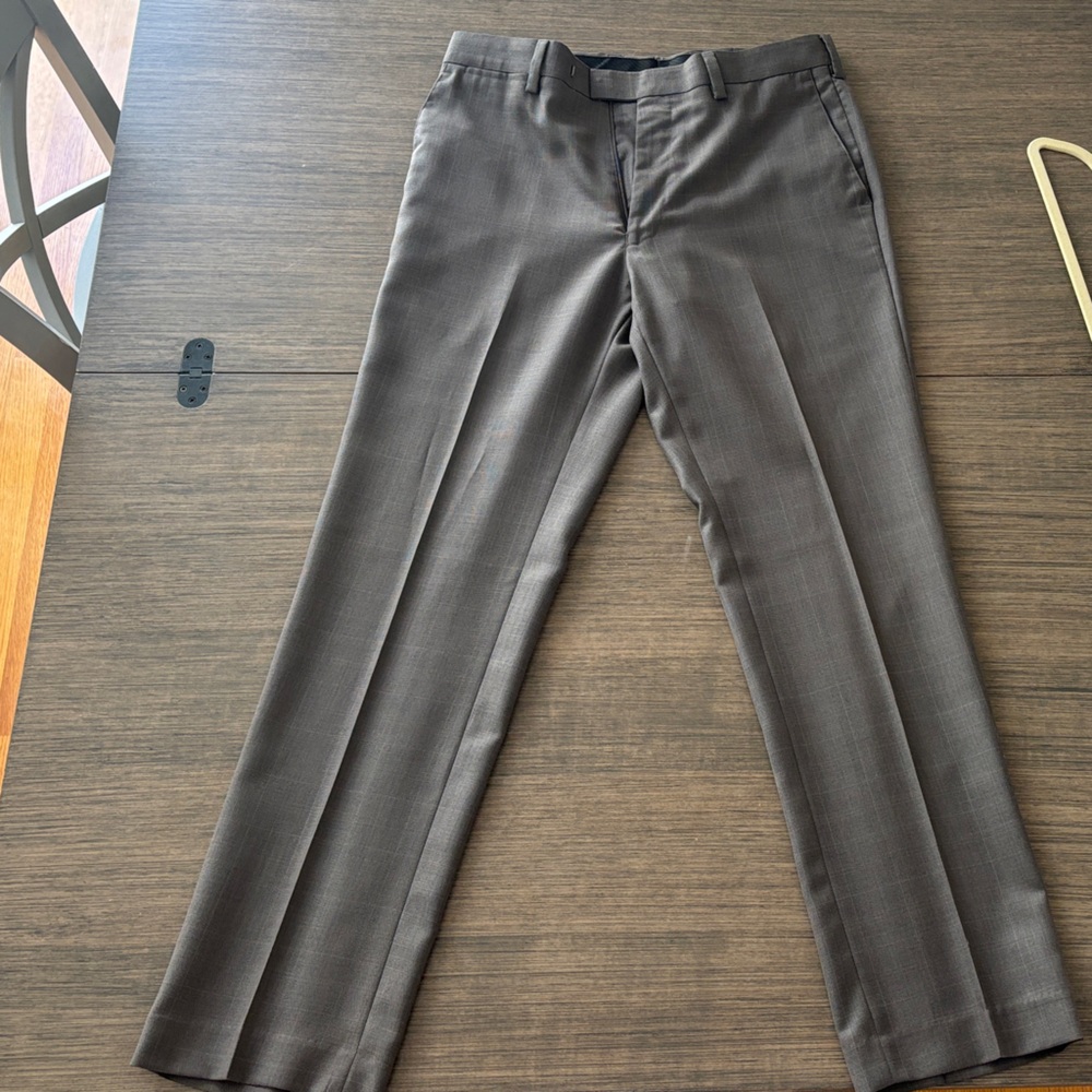 Louis Raphael Men's Brown Dress Pants